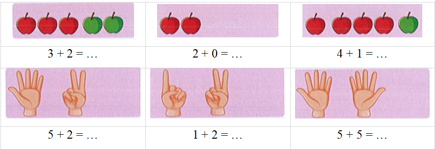 Bài tập cuối tuần Toán lớp 1 Kết nối tri thức Tuần 10 có đáp án (ảnh 1)