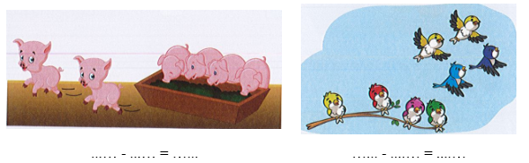  Bài tập cuối tuần Toán lớp 1 Kết nối tri thức Tuần 11 có đáp án (ảnh 1)