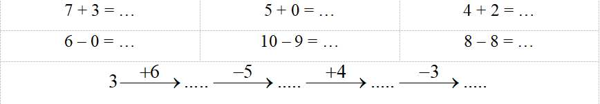  Bài tập cuối tuần Toán lớp 1 Kết nối tri thức Tuần 14 có đáp án (ảnh 1)