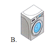 Đồ vật có dạng khối hộp chữ nhật là: (ảnh 2)