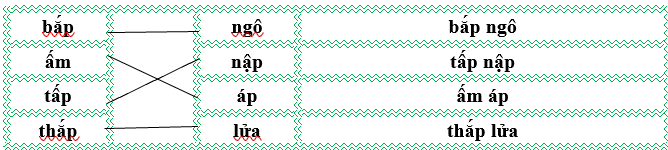 Nối đúng rồi viết lại từ ngữ: (ảnh 2)