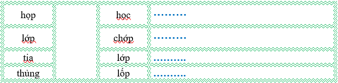 Nối đúng rồi viết lại từ ngữ: (ảnh 1)