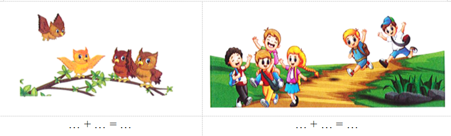 Bài tập cuối tuần Toán lớp 1 Kết nối tri thức Tuần 10 có đáp án (ảnh 1)