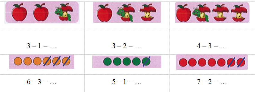  Bài tập cuối tuần Toán lớp 1 Kết nối tri thức Tuần 11 có đáp án (ảnh 1)