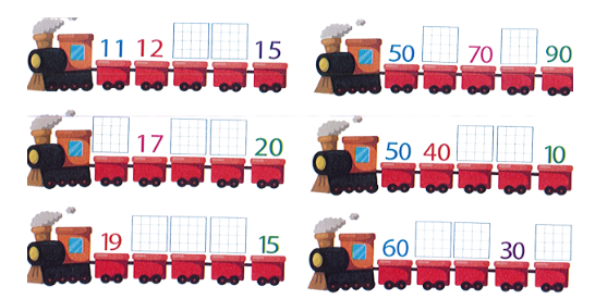 Bài tập cuối tuần Toán lớp 1 Kết nối tri thức Tuần 19 có đáp án (ảnh 1)