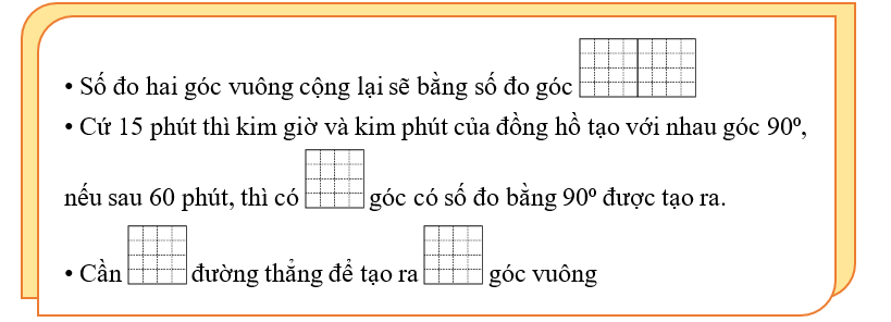 Điền vào ô trống cho thích hợp. (ảnh 1)