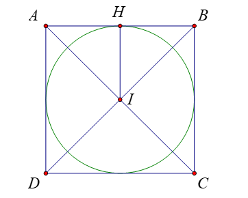 Trong mặt phẳng với hệ tọa độ \(Oxy\), cho hình vuông (ảnh 1)