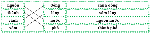 Nối đúng rồi viết lại từ ngữ: (ảnh 2)