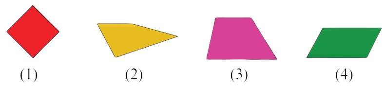 Hình vẽ nào dưới đây là hình thoi? (ảnh 2)