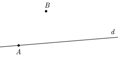 Cho hình vẽ, ký hiệu nào sau đây là đúng? (ảnh 1)