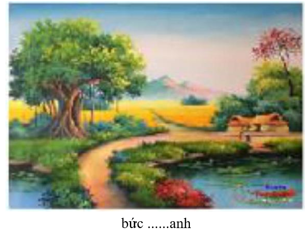 Điền chữ thích hợp vào chỗ trống: (ảnh 1)