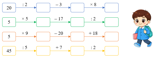 Điền số thích hợp vào ô trống: (ảnh 1)