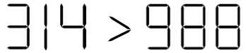 Em hãy di chuyển một que diêm để được một phép so sánh đúng. (ảnh 1)
