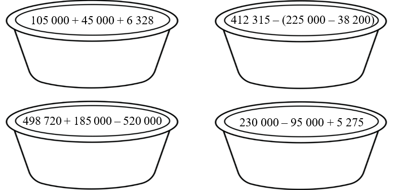 Tô màu xanh vào biểu thức có giá trị lớn nhất, màu đỏ vào biểu thức có giá trị nhỏ nhất. (ảnh 1)