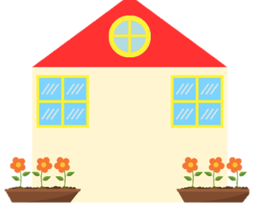 Hãy vẽ “cánh cửa thần kì” dạng hình chữ nhật cho ngôi nhà dưới đây để đón các bạn mèo máy khác: (ảnh 1)