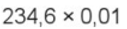 Tính rồi nêu nhận xét về kết quả của phép nhân một số thập phân với 0,1; 0,01: 234,6 × 0,01 = 2,346 (ảnh 1)