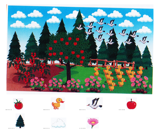 Bài tập cuối tuần Toán lớp 1 Kết nối tri thức Tuần 19 có đáp án (ảnh 1)