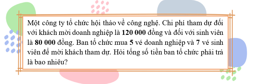 Giải bài toán sau. (ảnh 1)
