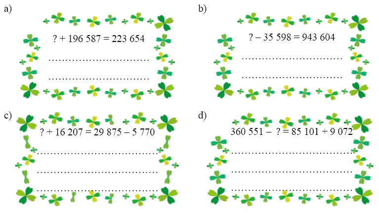 Bài tập cuối tuần Toán lớp 4 Kết nối tri thức Tuần 11 có đáp án (ảnh 1)