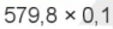 Tính nhẩm: 579,8 × 0,1 (ảnh 1)