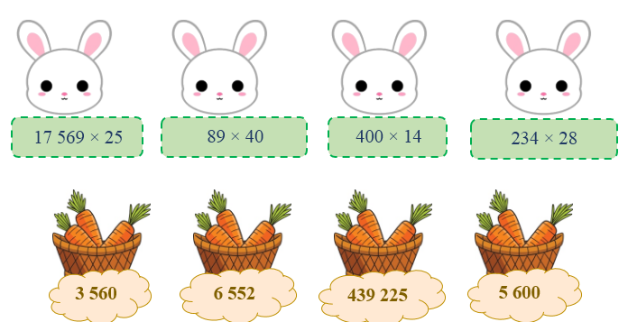 Nối hai biểu thức có giá trị bằng nhau (ảnh 1)