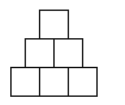 Một bạn học sinh dùng các khối lập phương xếp thành 1 cái tháp như hình dưới đây: (1 điểm)     Để xếp được cái tháp gồm 10 tầng thì bạn cần tất cả bao nhiêu khối lập phương? (ảnh 1)