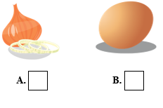 Listen and put a tick (✔) in the box. There is one example. (ảnh 1)
