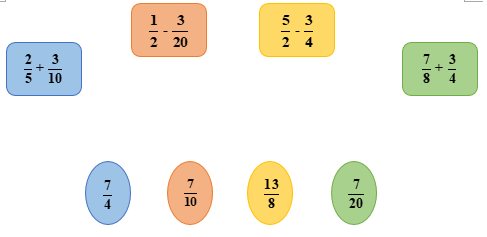 Nối phép tính với kết quả tương ứng. (ảnh 1)