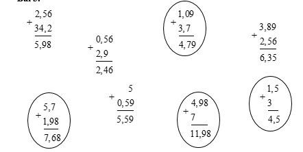 Em hãy khoanh tròn vào các phép tính đúng dưới đây. (ảnh 2)