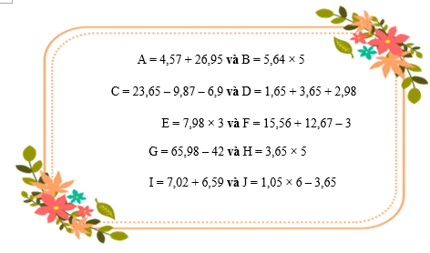 Khoanh tr&ograve;n v&agrave;o biểu thức c&oacute; gi&aacute; trị lớn hơn.  (ảnh 1)