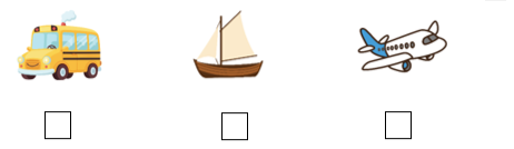II. Listen and tick (√) the box. There is one example. (2pts) (ảnh 1)