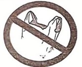 What does the sign mean? A.No plastic bag is allowed here. B. Take your bag here. C. Use only one plastic bag for each receipt. D. Use banana leaves instead of plastic ones. (ảnh 1)