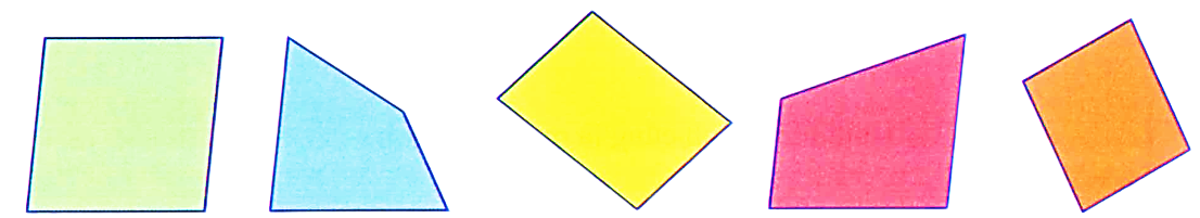 Điền dấu () vào ô trống dưới các hình bình hành. (ảnh 1)