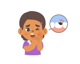 . t __ __ __ __ __ c__ e toothache: đau răng (ảnh 1)