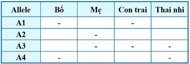 Đột biến ở gene  CFTR gây bệnh xơ nang. Một nhà tư vấn di truyền nghiên cứu một gia đình, trong đó cả bố và mẹ đều là thể dị hợp về một đột biến CFTR. (ảnh 1)
