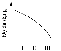Biểu đồ nào dưới đây mô tả đúng sự thay đổi độ đa dạng sinh vật của cồn cát này qua các giai đoạn?   A.	  B.	  C.	  D. (ảnh 3)