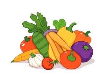 v __ __ __ t __ __ __ __ s vegetables: rau củ (ảnh 1)