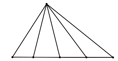 Quan sát các hình vẽ bên cho biết:   Có bao nhiêu hình tam giác? 	A. 10 hình	B. 9 hình	C. 8 hình	D. 7 hình (ảnh 1)