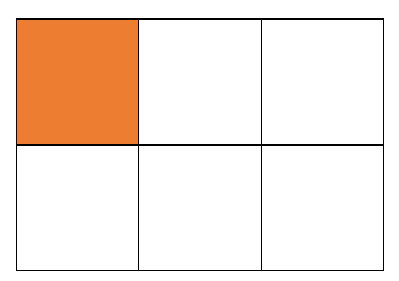 Hình nào dưới đây, đã tô màu 1/5 hình? (ảnh 2)