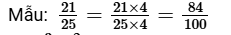 Viết các phân số sau thành phân số thập phân : 3/2 ; 2/5 (ảnh 1)
