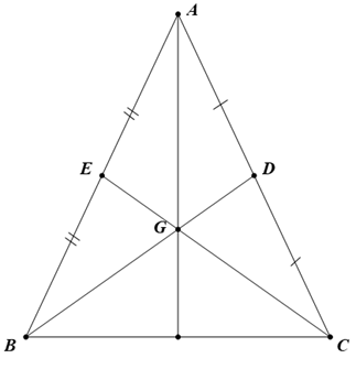 Cho tam giác ABC có BD và CE là đường trung tuyến cắt nhau tại G. Biết BD = CE.  a) Chứng minh BG = CG; DG = GE. b) Chứng minh tam giác ABC cân. (ảnh 1)