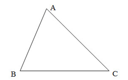 Cho tam giác ABC có AB > AC > BC. Khi đó, khẳng định nào dưới đây là đúng? (ảnh 1)