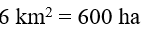 Số? 6 km^2 = ... ha (ảnh 2)