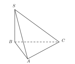 Cho hình chóp \(S.ABC\) có \[SB\] vuông góc (ABC) (ảnh 1)