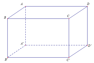 Cho hình hộp ABCD.A'B'C'D'. Chọn đẳng thức đúng (ảnh 1)