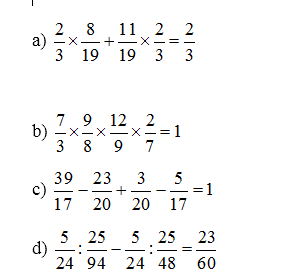 Tính bằng cách hợp lí:  (ảnh 2)
