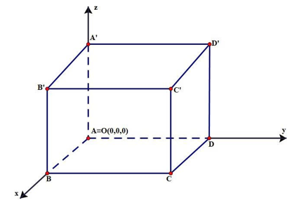 Cho hình lập phương ABCD.A'B'C'D' có cạnh bằng 20cm (ảnh 2)