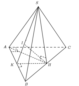Cho hình chóp S.ABC có đáy ABC là tam giác vuông cân tại A (ảnh 1)
