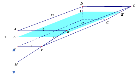 Tính tốc độ tăng chiều cao của mực nước tại thời điểm t = 18 giờ (đơn vị tính theo mét trên giờ, kết quả làm tròn đến hàng phần trăm) (ảnh 2)
