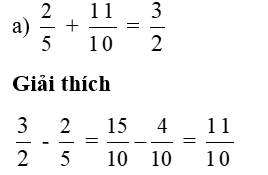 Số bằng bao nhiêu:  2/5 + .?. = 3/2 (ảnh 1)